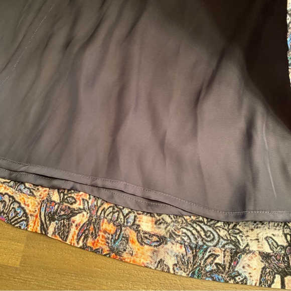 Peruvian Connection Hilldale Pleated Full Layered Skirt Size 4 - Picture 4 of 6